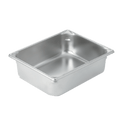 1/4 Size, 4" Deep Steam Table Pan, Stainless Steel (EACH)