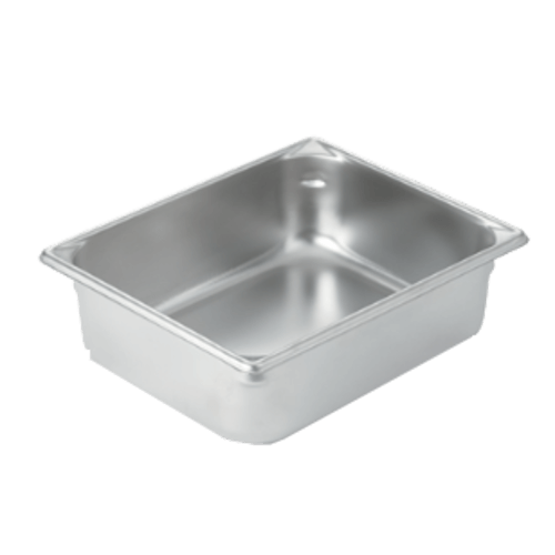 1/4 Size, 4" Deep Steam Table Pan, Stainless Steel (EACH)