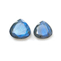 Labradorite Heart Faceted Cut