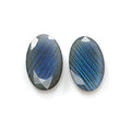 Blue Labradorite Oval Faceted Cut