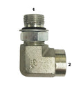 6815  |  Male O-Ring to Female O-Ring Adjustable Street 90 Degree Elbow