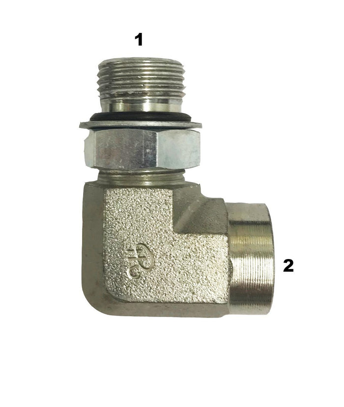 6815  |  Male O-Ring to Female O-Ring Adjustable Street 90 Degree Elbow