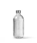 Aarke Glass Bottle - Polished Steel