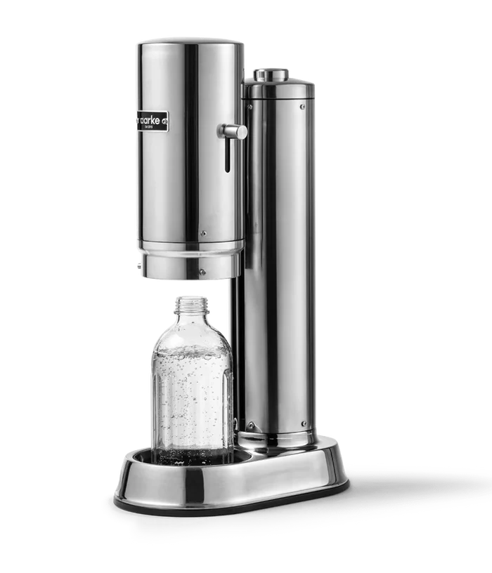 Aarke Glass Bottle - Polished Steel
