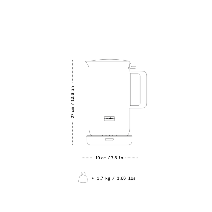 Aarke Kettle - Matte Black