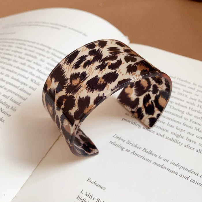 21# Bracelet-Coffee Color-Leopard Print