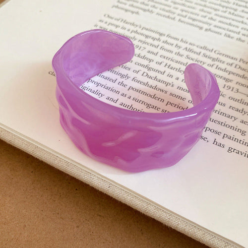 Acrylic Blooming Round Atmospheric Commute Minimalist Niche Bracelet