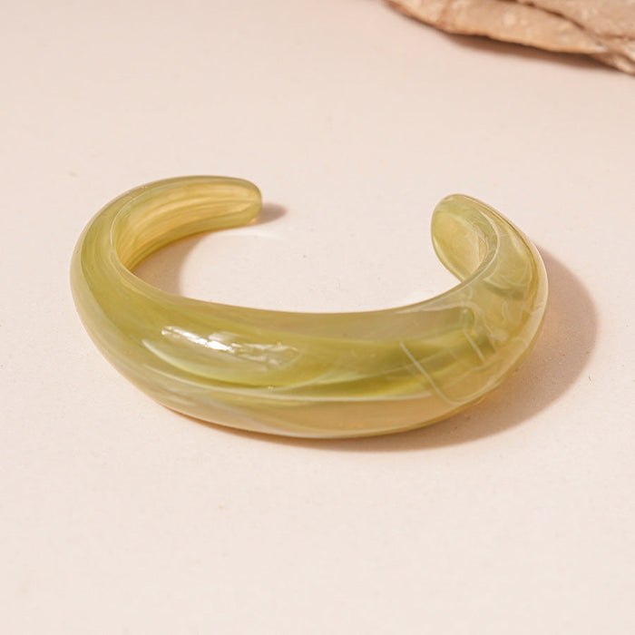 Acrylic Glossy Blooming Korean Style Simple Light Luxury Bracelet