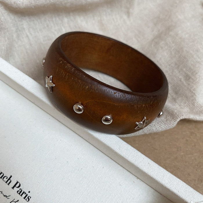 30# Bracelet-Coffee Color-Silver