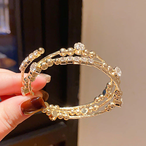 Affordable Luxury Style Geometric Round Open-ended Fashion Elegance Bracelets