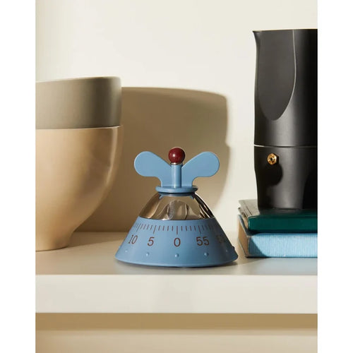 Alessi Thermoplastic Kitchen Timer - Light Blue