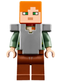 Alex - Reddish Brown Legs, Flat Silver Armor