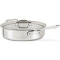 All-Clad 4Qt Stainless Steel Saute Pan w/Lid - Cookery