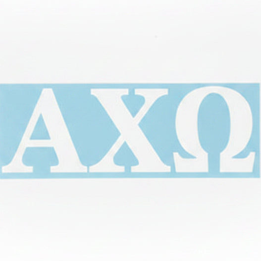 Alpha Chi Omega Vinyl Decal