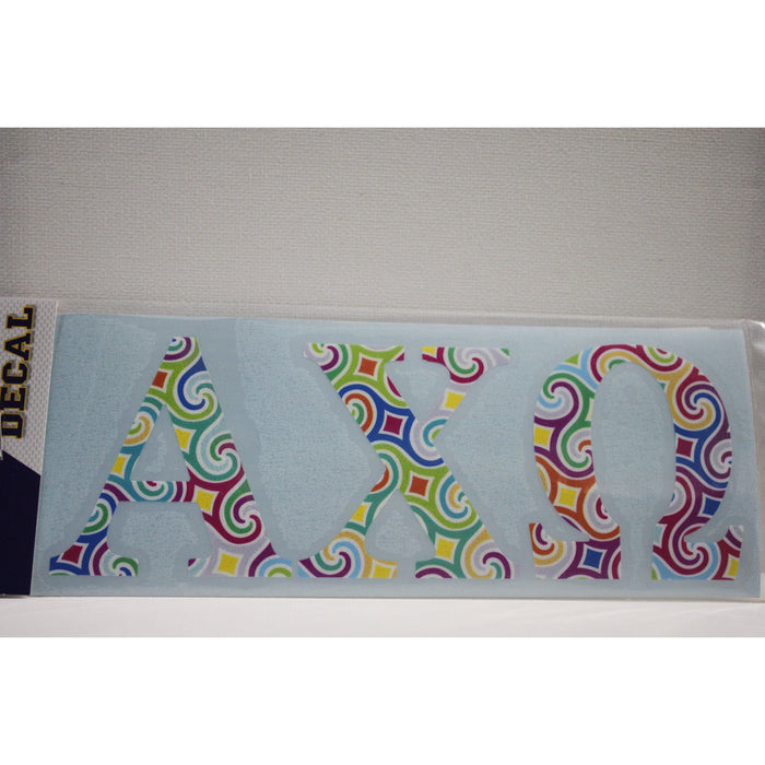 Alpha Chi Omega Vinyl Decal