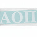 Alpha Omicron Pi Vinyl Decal