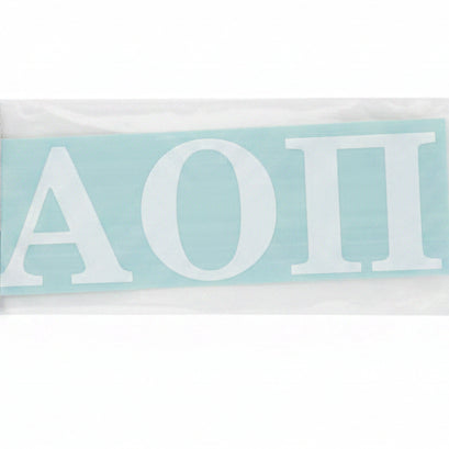 Alpha Omicron Pi Vinyl Decal