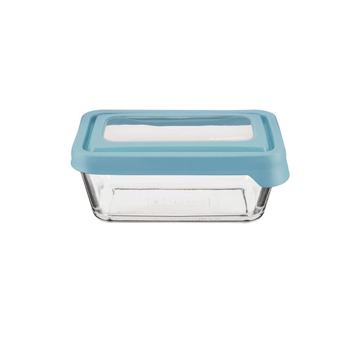 Anchor Hocking True Seal Glass Storage Containers - 4.75Cup Blue
