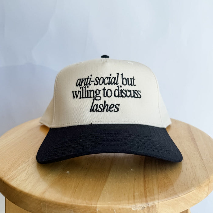 Anti-Social but willing to discuss - Trucker Hat