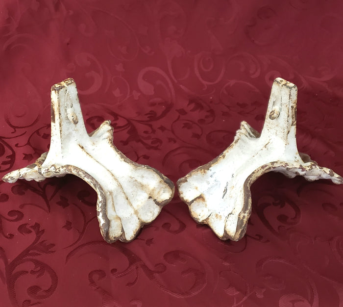 Antique Cast Iron Lion Claw Foot Bath Tub Legs, 7 1/2" Set of 2, Architectural Salvage
