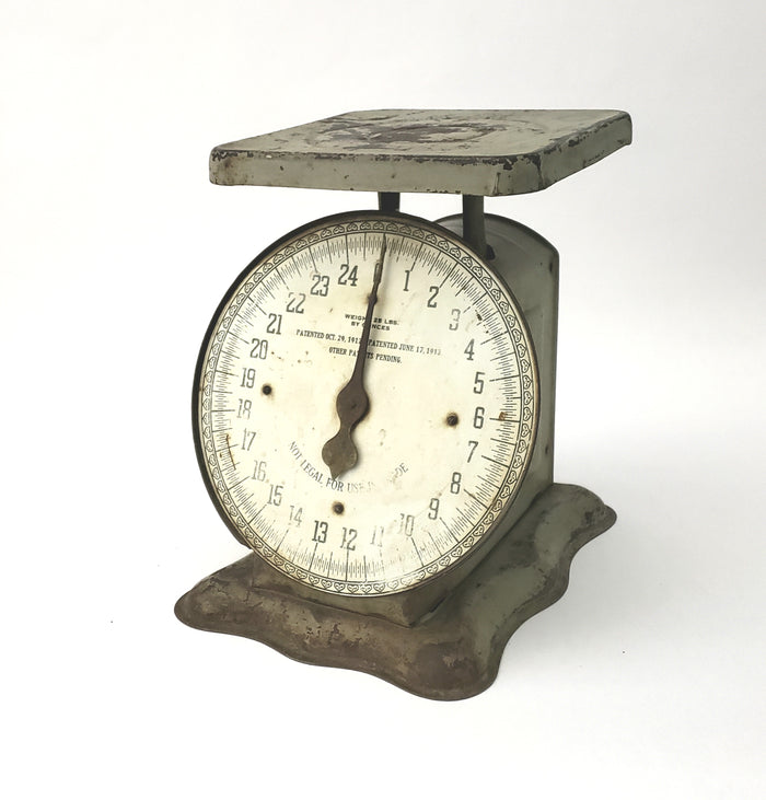 Antique Kitchen Scale by American Cutlery Co. Chicago, IL - Rustic Accent
