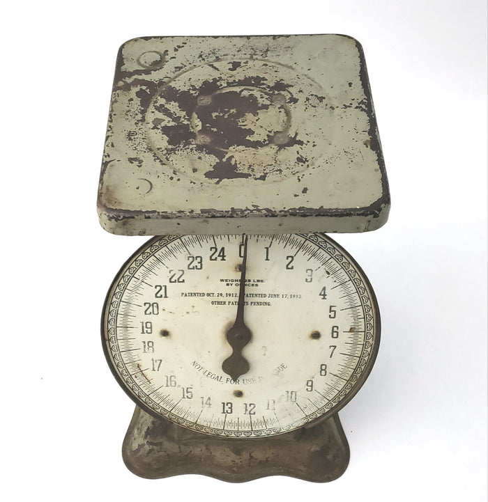 Antique Kitchen Scale by American Cutlery Co. Chicago, IL - Rustic Accent