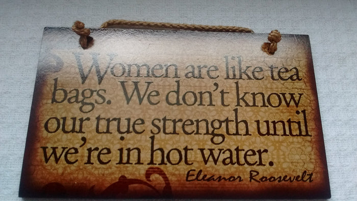 Women Like Tea Bags