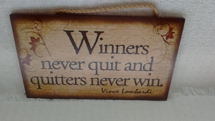 Winners never Quit