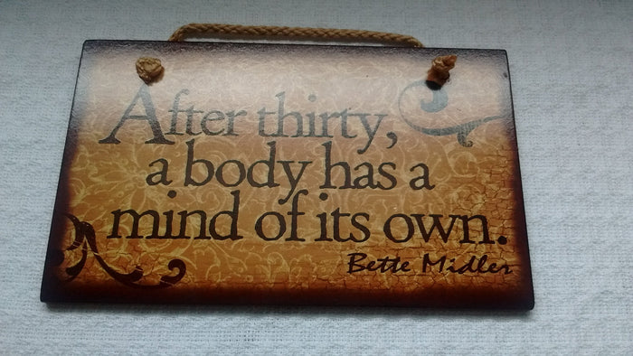 After Thirty