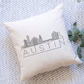 Austin Skyline Pillow Cover