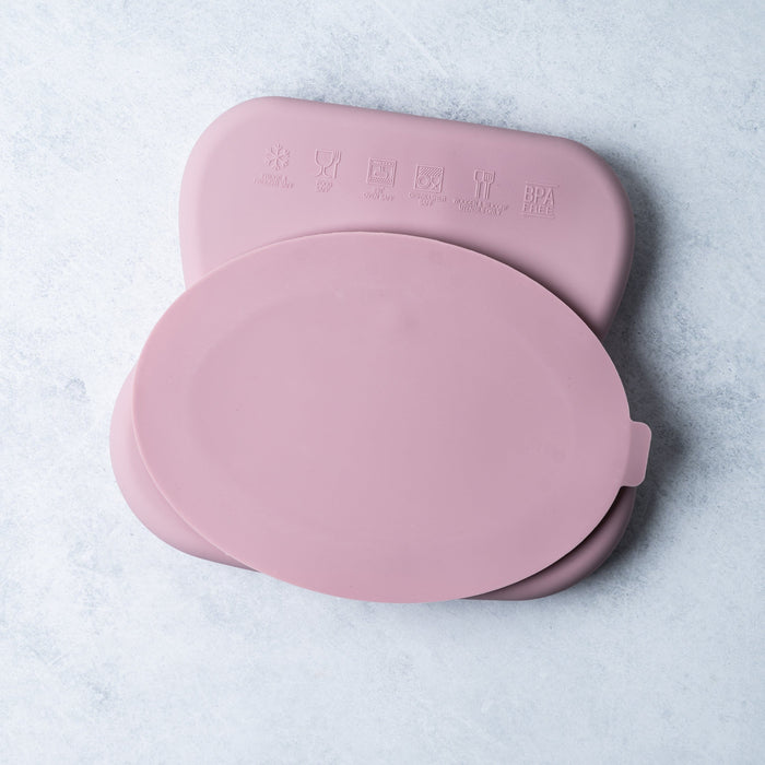 Bottom view of baby suction plate