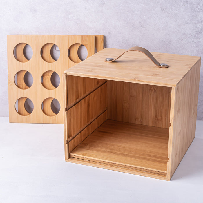 TheMix Shop Food Storage Bamboo Cake Carrier