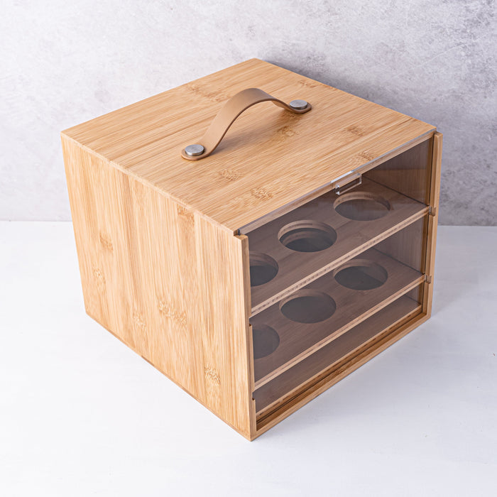 TheMix Shop Food Storage Bamboo Cake Carrier