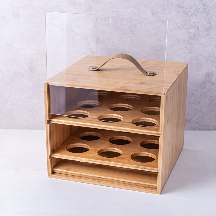 TheMix Shop Food Storage Bamboo Cake Carrier
