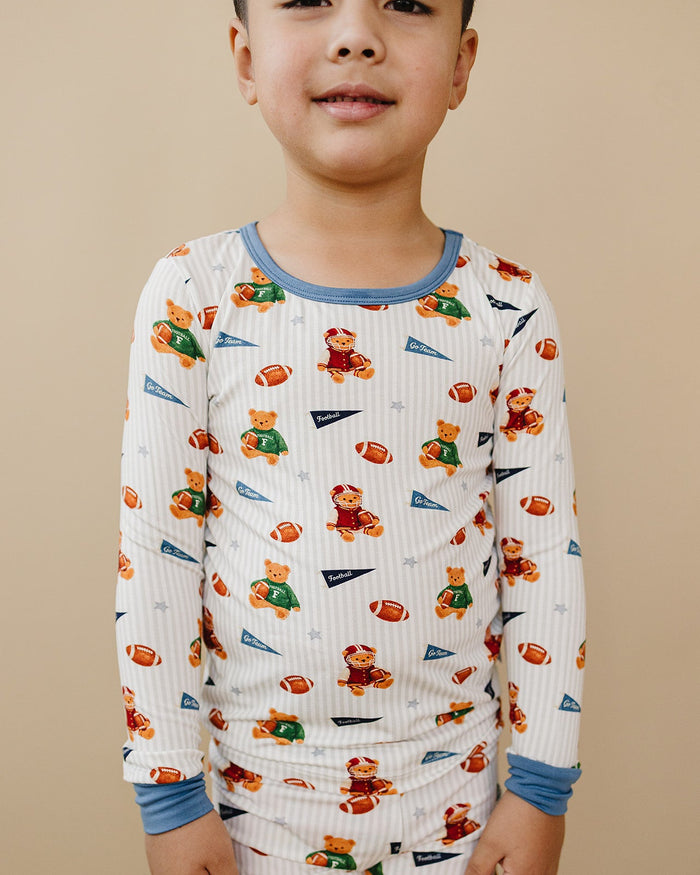 Bamboo Two Piece Set | Touchdown Teddy