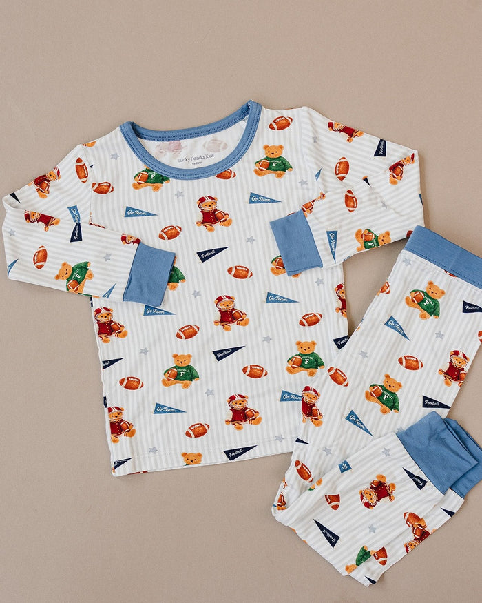 Bamboo Two Piece Set | Touchdown Teddy