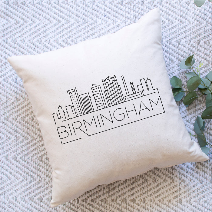 Birmingham Skyline Pillow Cover