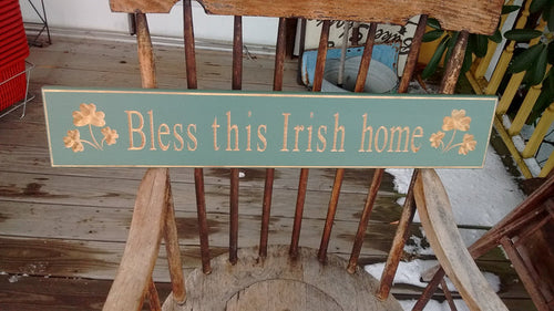 Wooden Sign
Made in USA
Green or White
30 Inches Long
Olde Church Emporium
Amish Made