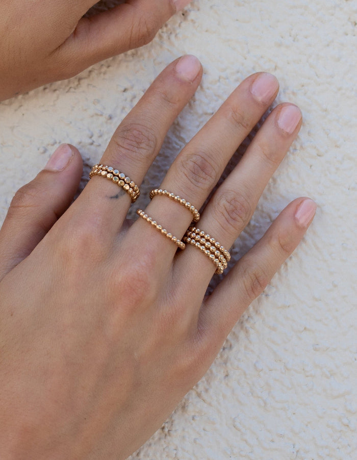 Bold Orb Stack Ring