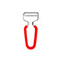 Browne Dual Serrated Scalpel Blade Y Peeler - Red