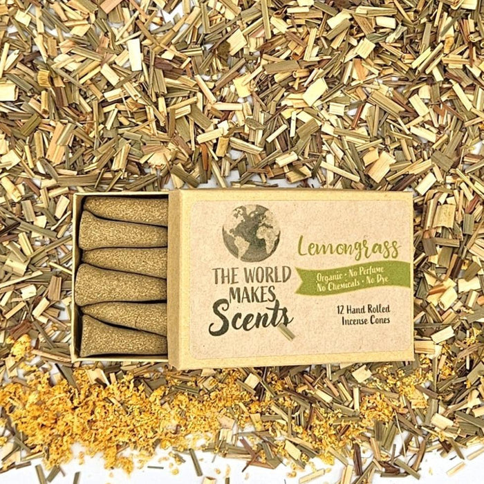Cambodian Lemongrass Organic Incense Cones