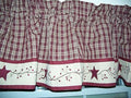 Cambridge Starberry Vine - Lined Panels 72" x 63" with buttoned tiebacks - Olde Church Emporium