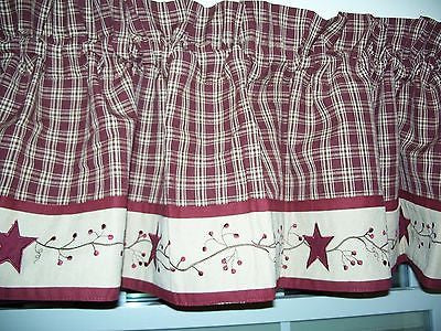 Cambridge Starberry Vine - Lined Panels 72" x 63" with buttoned tiebacks - Olde Church Emporium