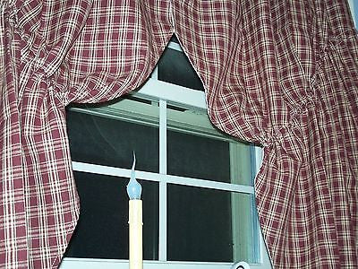 Cambridge  Starberry Vine Lined Prairie Curtains 72" x 63" - Olde Church Emporium