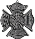 Cast Iron  -  Decorative Reproduction Fireman's Plaque - Olde Church Emporium