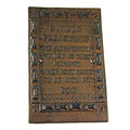 Cast Iron in Simple Pleasures Sign Garden Decor New Hanging Wall Plaque - Olde Church Emporium