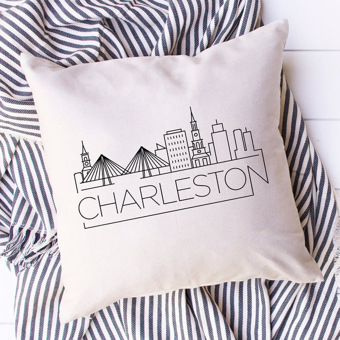 Charleston Skyline Pillow Cover