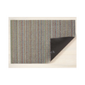Chilewich Indoor Outdoor Shag Big Mat - Skinny Stripe Rectangle / Soft Multicoloured / 36x60"