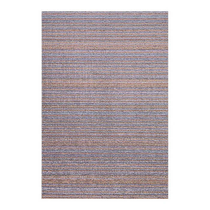 Chilewich Indoor Outdoor Shag Doormat - Skinny Stripe / Rectangle / Periwinkle / 24x36