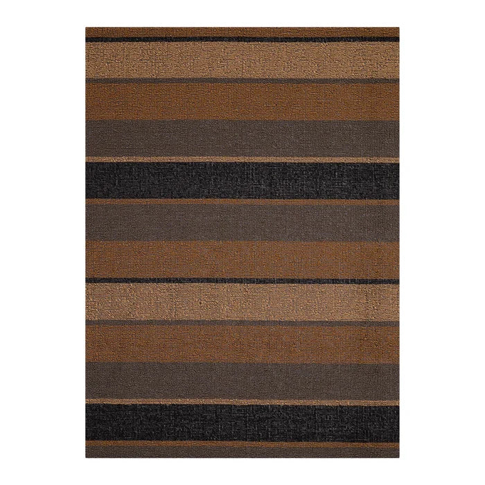 Chilewich Indoor Outdoor Shag Mat - Bolt Stripe / Rectangle / 24" x 36" / Honey